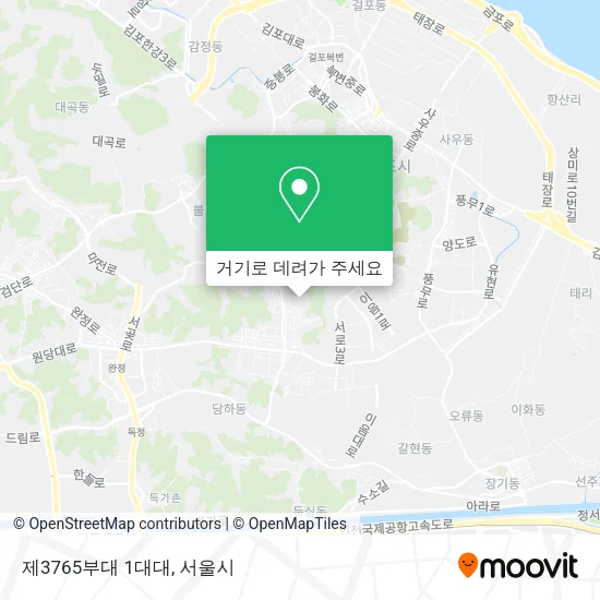제3765부대 1대대 지도