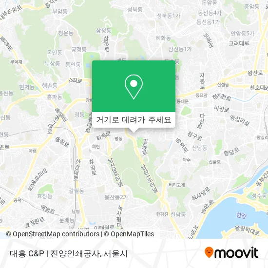 대흥 C&P | 진양인쇄공사 지도