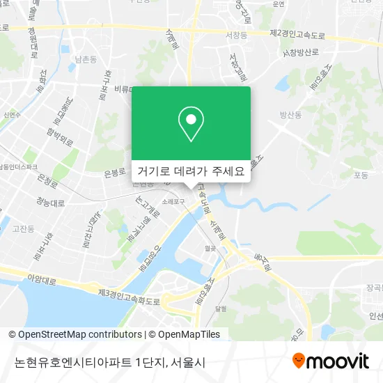 논현유호엔시티아파트 1단지 지도