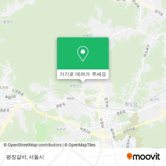 평창갈비 지도