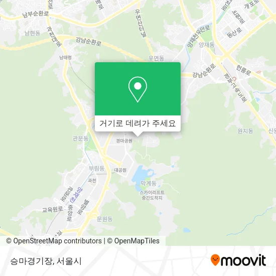 승마경기장 지도