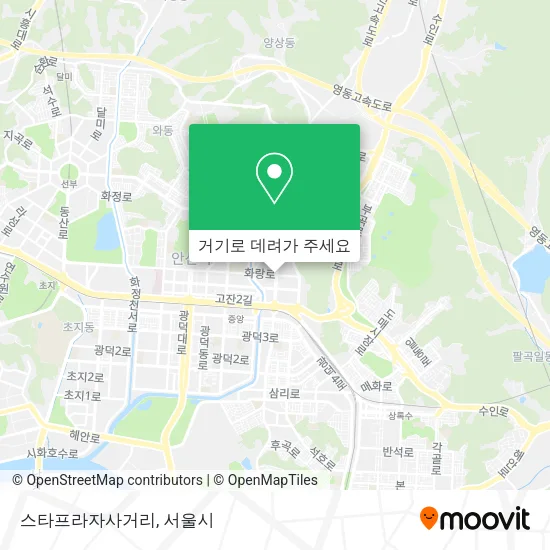 스타프라자사거리 지도