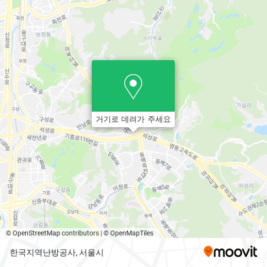한국지역난방공사 지도