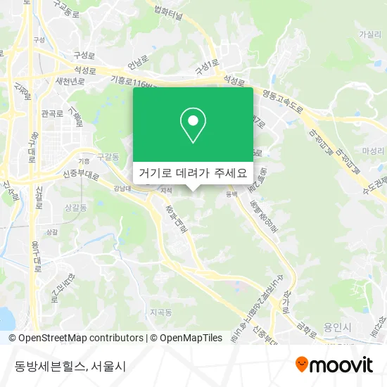 동방세븐힐스 지도