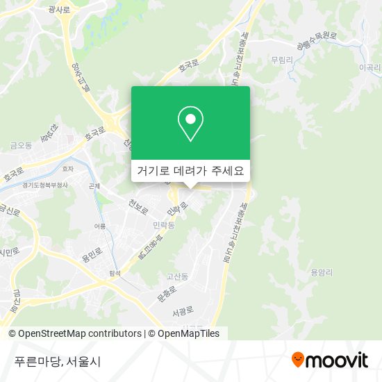 푸른마당 지도