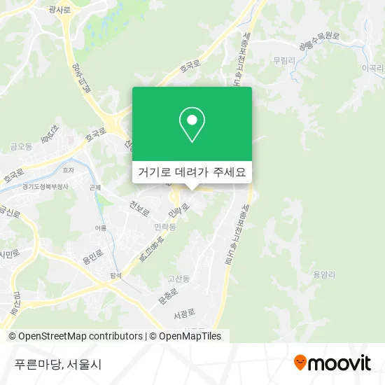 푸른마당 지도