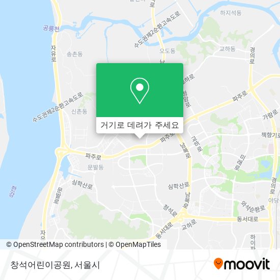 창석어린이공원 지도