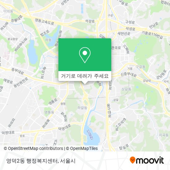 영덕2동 행정복지센터 지도