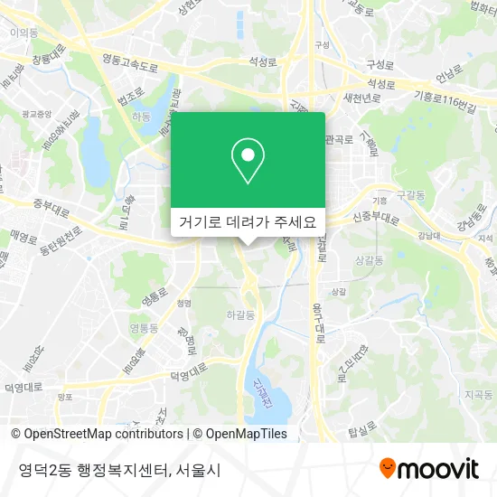 영덕2동 행정복지센터 지도