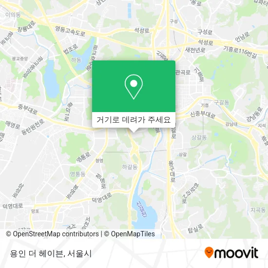 용인 더 헤이븐 지도