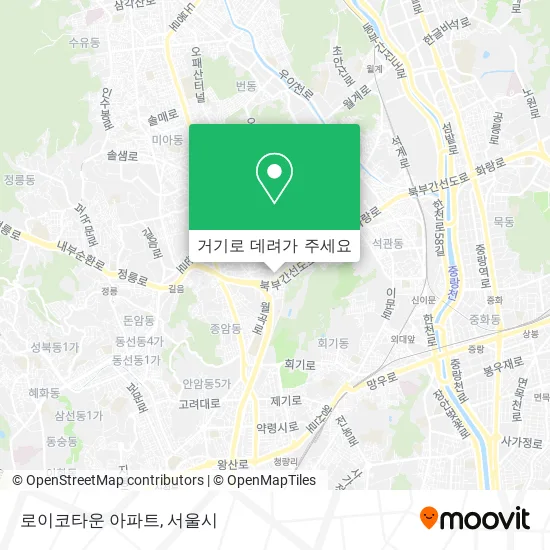 로이코타운 아파트 지도