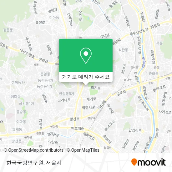 한국국방연구원 지도