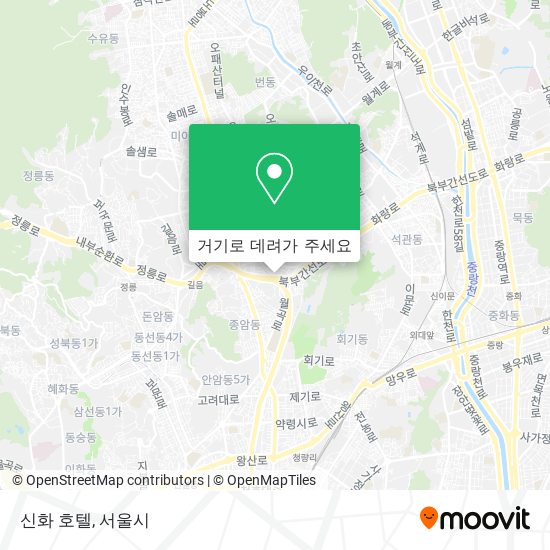 신화 호텔 지도