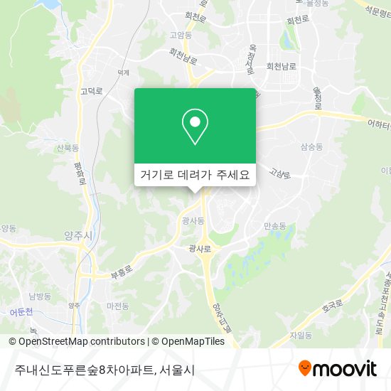 주내신도푸른숲8차아파트 지도