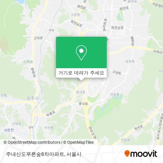 주내신도푸른숲8차아파트 지도