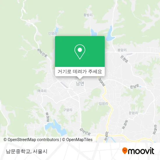 남문중학교 지도