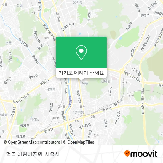 먹골 어린이공원 지도