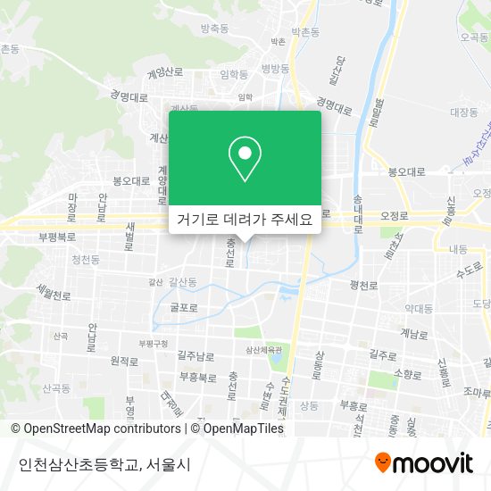 인천삼산초등학교 지도
