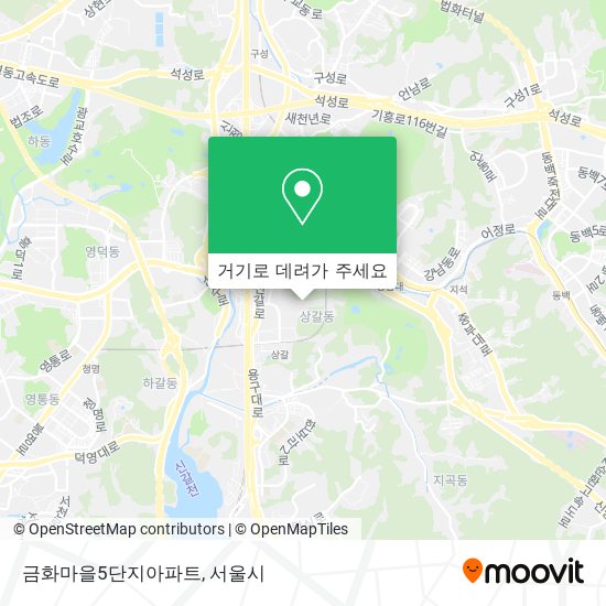 금화마을5단지아파트 지도