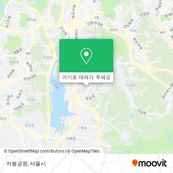 자봉공원 지도