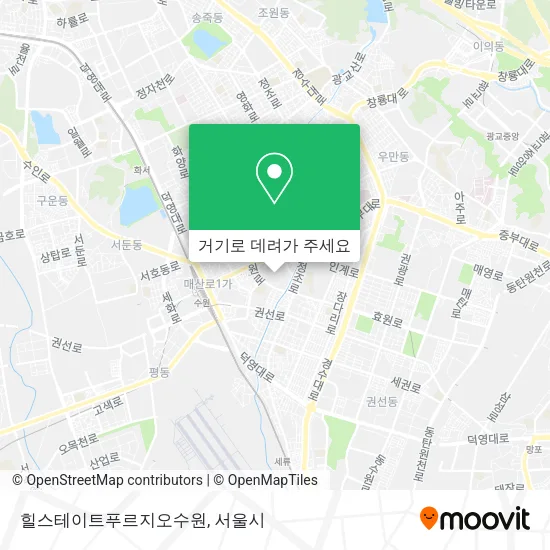 힐스테이트푸르지오수원 지도