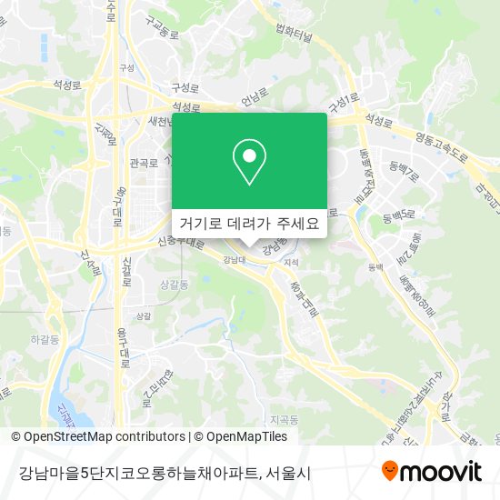 강남마을5단지코오롱하늘채아파트 지도