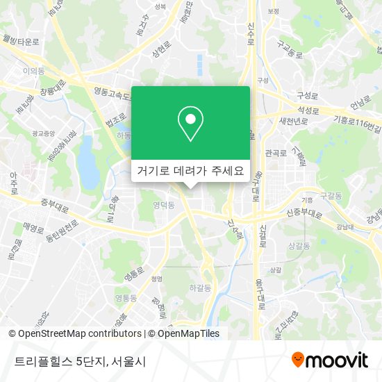 트리플힐스 5단지 지도