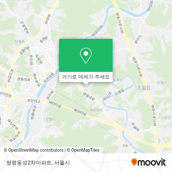 쌍령동성2차아파트 지도