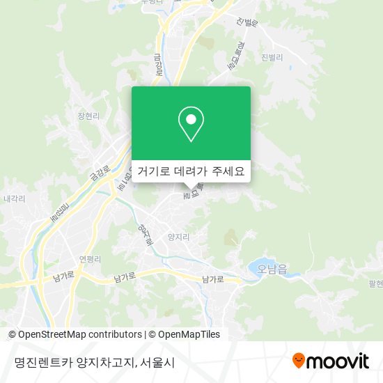 명진렌트카 양지차고지 지도