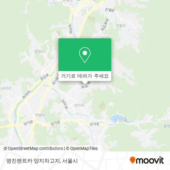 명진렌트카 양지차고지 지도