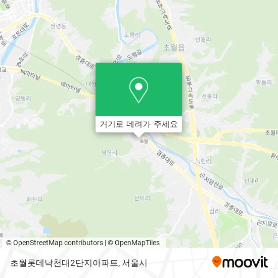초월롯데낙천대2단지아파트 지도