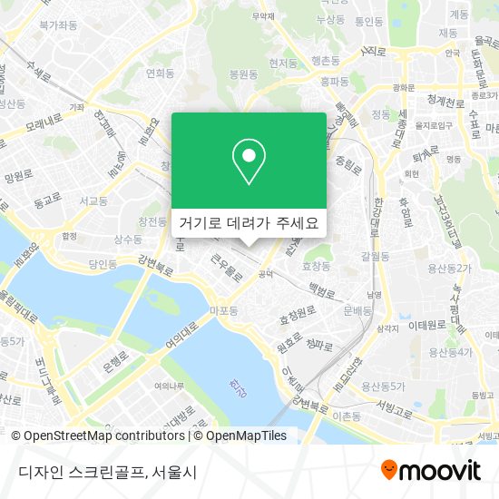 디자인 스크린골프 지도