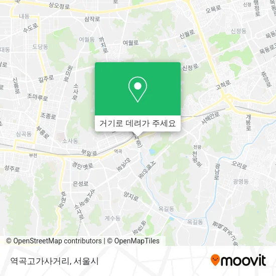 역곡고가사거리 지도
