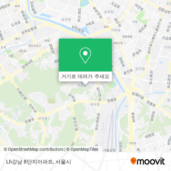 Lh강남 8단지아파트 지도