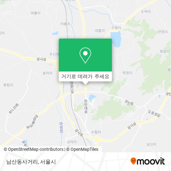 남산동사거리 지도