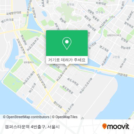 캠퍼스타운역 4번출구 지도