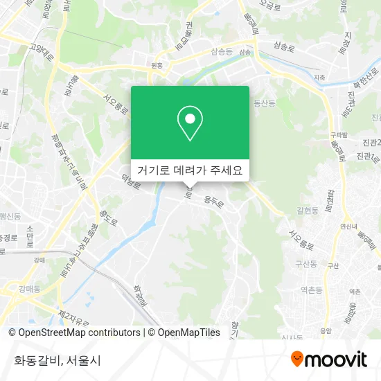 화동갈비 지도