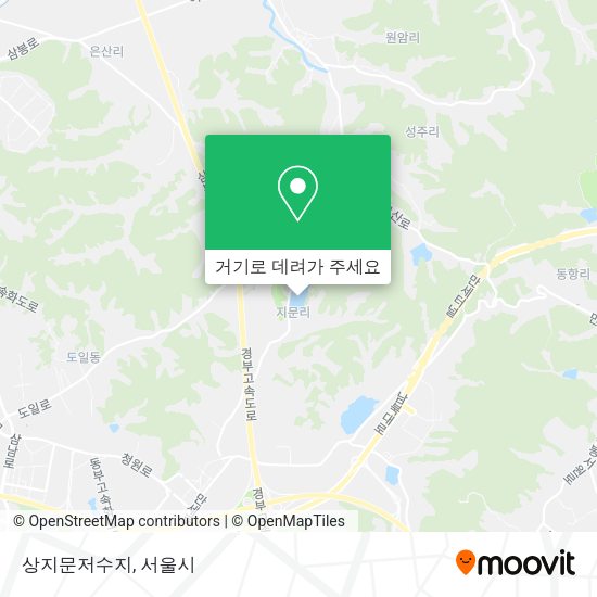 상지문저수지 지도