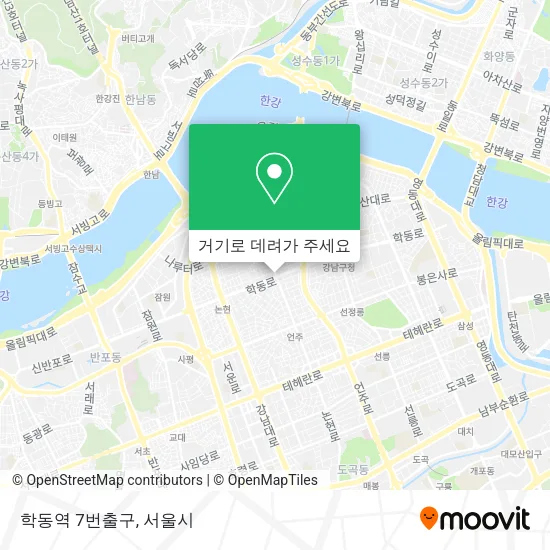 학동역 7번출구 지도
