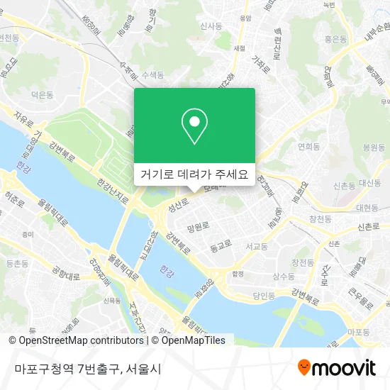 마포구청역 7번출구 지도