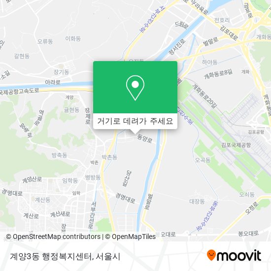 계양3동 행정복지센터 지도