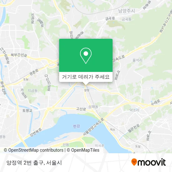 양정역 2번 출구 지도