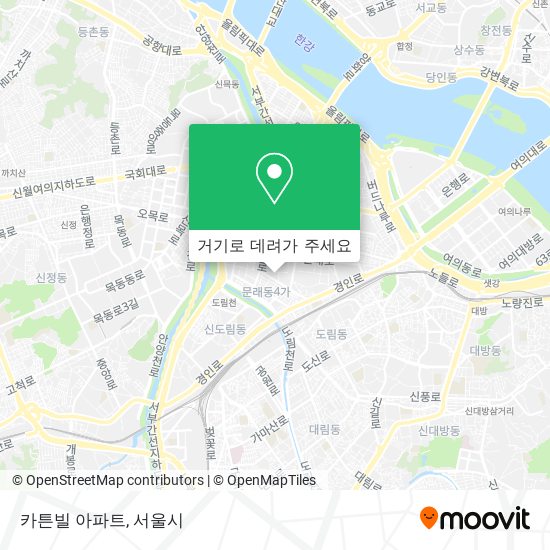 카튼빌 아파트 지도