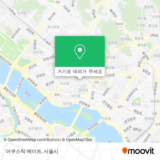 어쿠스틱 메이트 지도