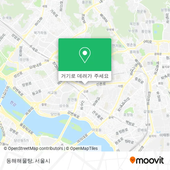 동해해물탕 지도