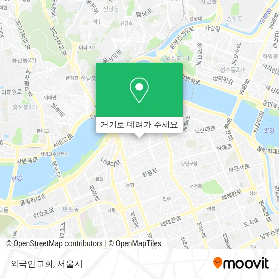 외국인교회 지도