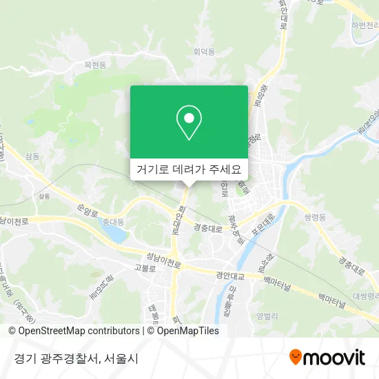 경기 광주경찰서 지도