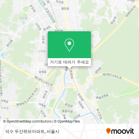 석수 두산위브아파트 지도