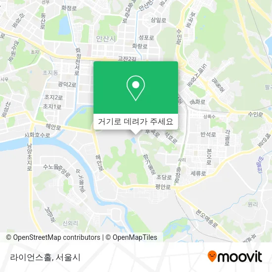 라이언스홀 지도