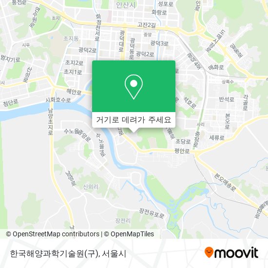 한국해양과학기술원(구) 지도